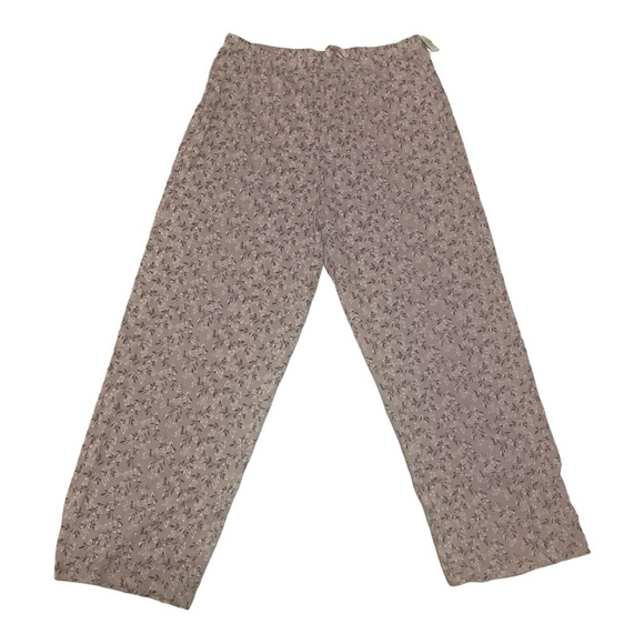 Charter Club Intimates Purple Floral Cottagecore Cotton Pajama Set Women’s XS - Picture 10 of 11